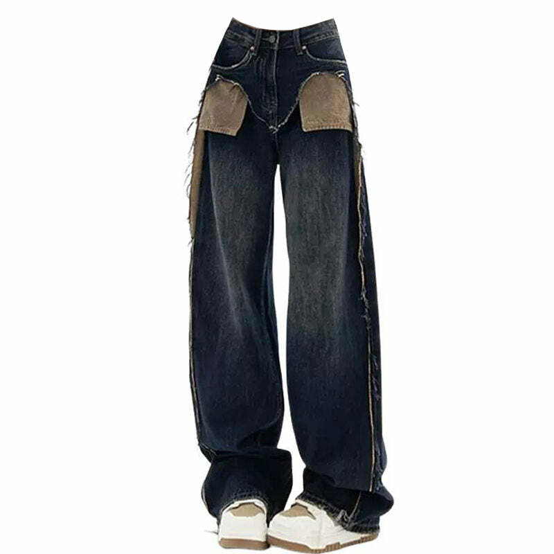 Canyon Town Y2K Cowboy Jeans: Retro 90s Grunge Summer Outfit Essential