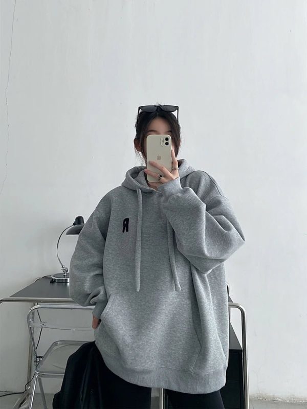 Chic Minimalist Pastel Hoodie - Y2K Summer Essential for Trendy Outfits