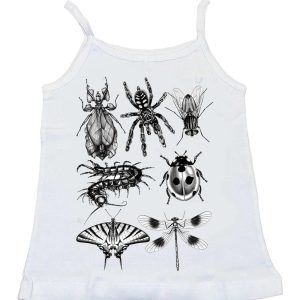 Gothic Y2K Insectarium Top: Retro Grunge Style for Summer Outfits