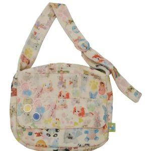 Whimsical Wonderland Y2K Plush Bag for Retro Summer Outfits