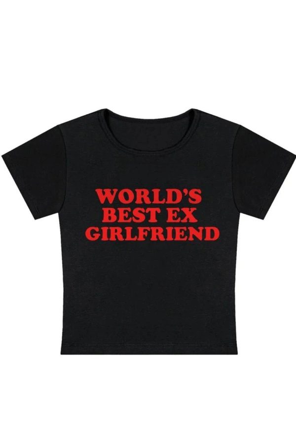 World's Best Ex Girlfriend Y2K Slogan Tank Top for Retro Summer Vibes