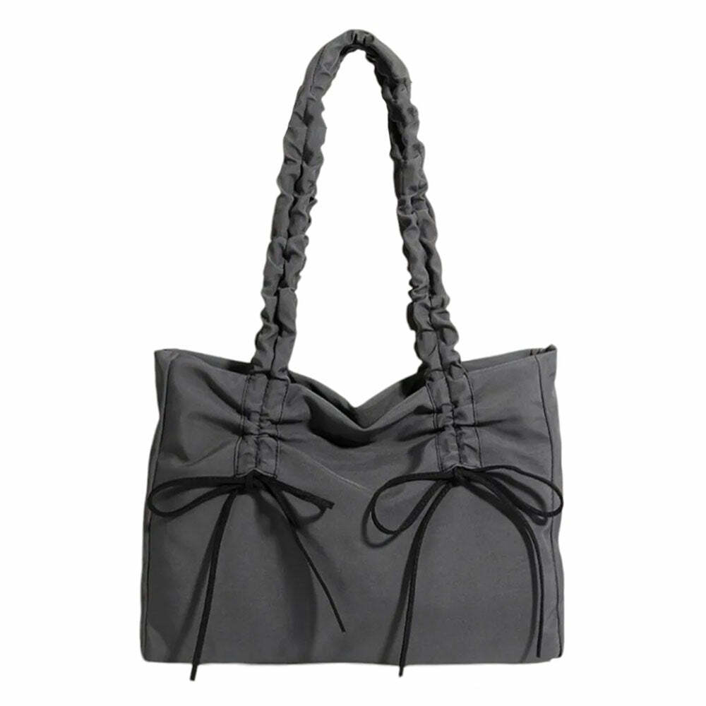 Y2K Bow Shoulder Bag: Retro 90s Fashion for Summer Outfits & Parties