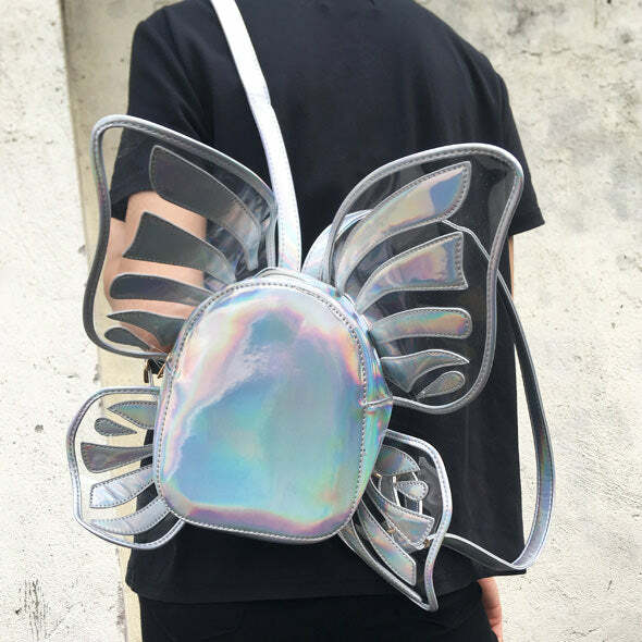 Y2K Butterfly Backpack: Retro Style for Summer Outfits & Grunge Vibes