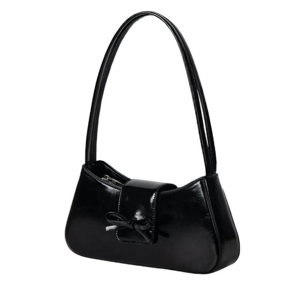 Y2K Coquette Bow Baguette Bag - Trendy Retro Style for Summer Outfits