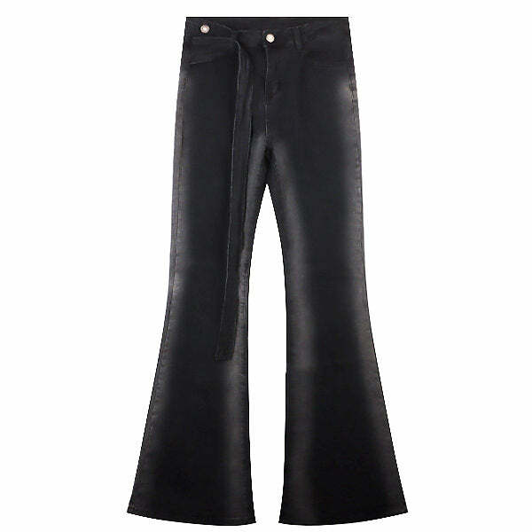 Y2K Gradient Skinny Flare Jeans for Retro Summer Outfits and Grunge Style