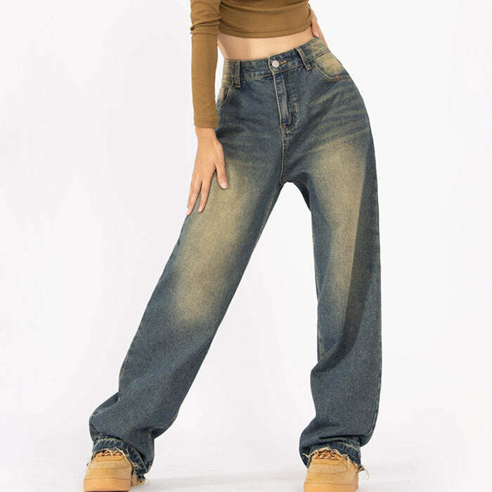 Y2K Grunge Baggy Jeans: Retro 90s Fashion for Effortless Summer Style