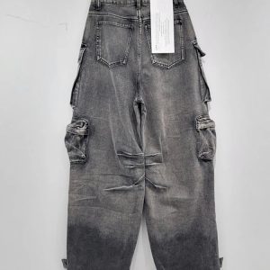 Y2K Grunge Graffiti Riot Cargo Jeans for Retro Summer Outfits