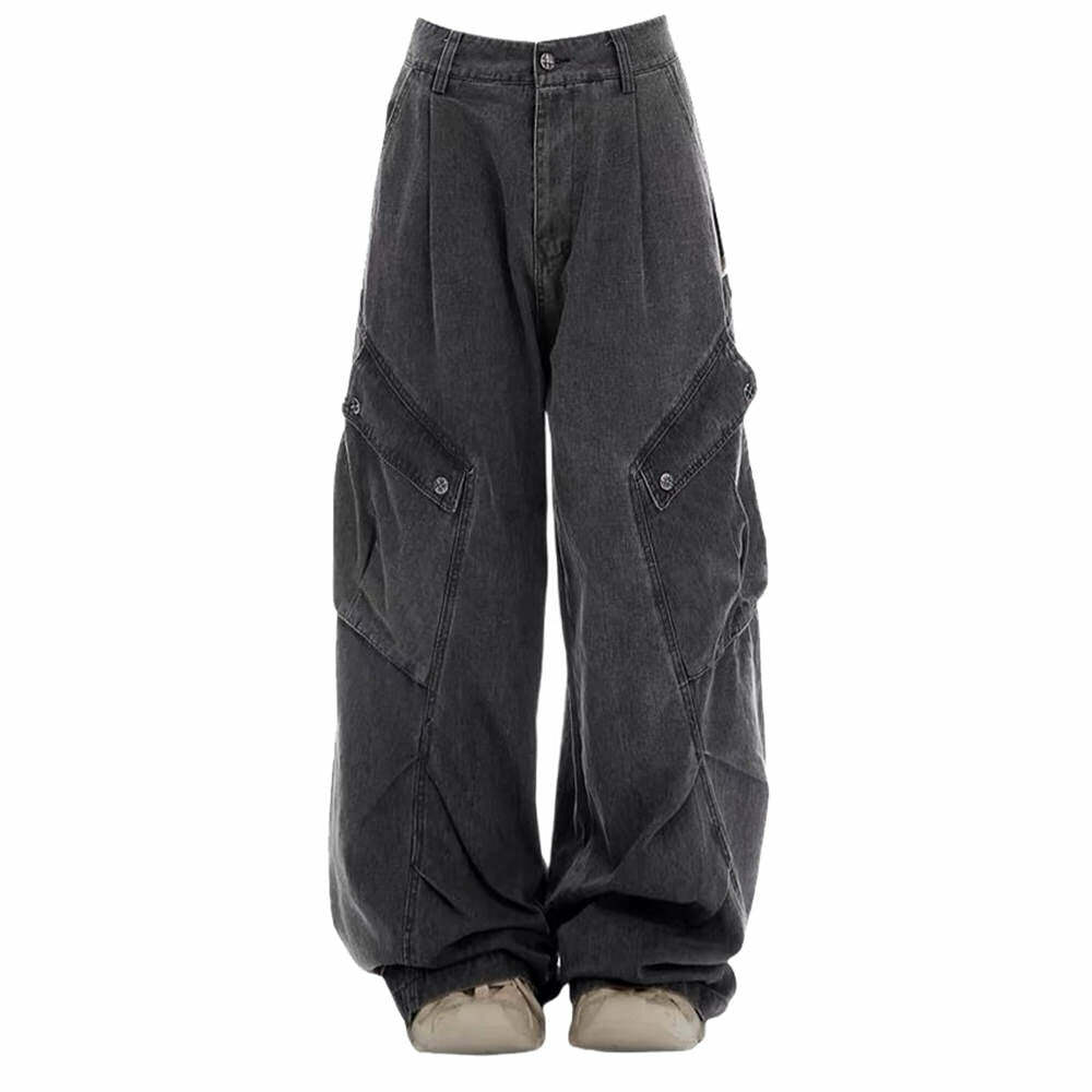 Y2K Grunge Skater Cargo Jeans for Retro Summer Outfits