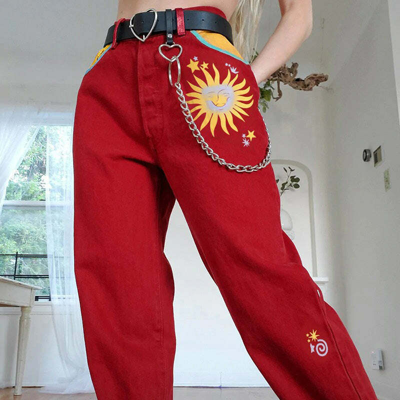 Y2K High Waisted Trousers for Retro Summer Outfits and Grunge Style