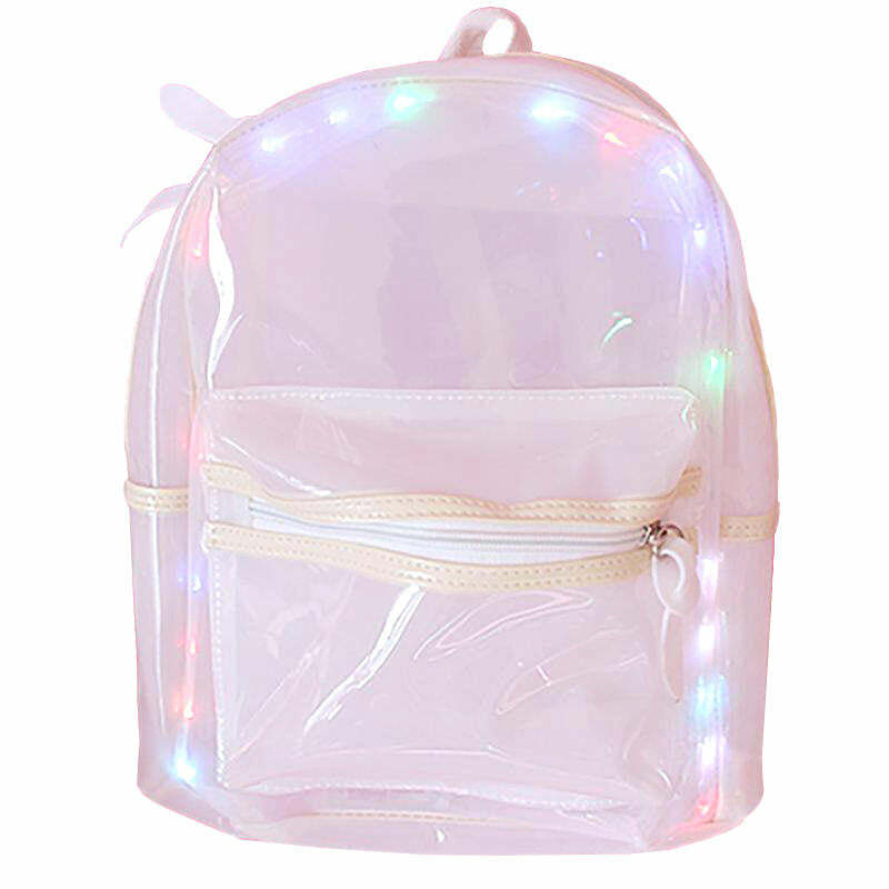 Y2K Light Show Backpack: Retro 90s Grunge Style for Summer Adventures