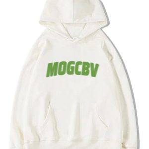 Y2K Minimalist Block Letter Hoodie for Retro Summer Vibes