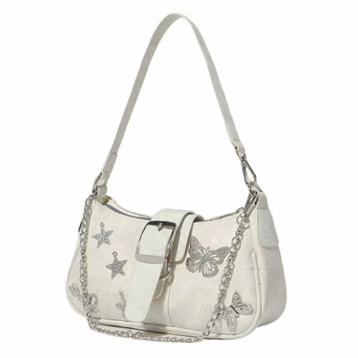 Y2K Star Butterfly Handbag: Trendy Y2K Fashion Accessory for Summer Outfits